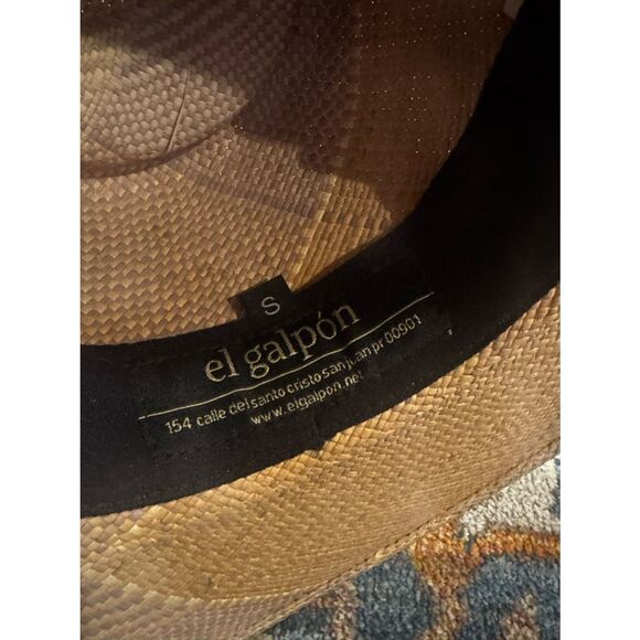 El Galpon Sauvage Petalos Genuine Panama Hat - SUAVE S NWOT